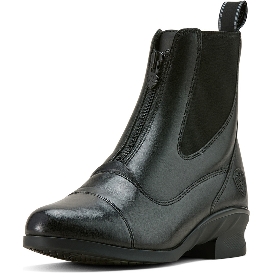 2025 Ariat Womens Heritage Zip Short Boot 10061297 - Black